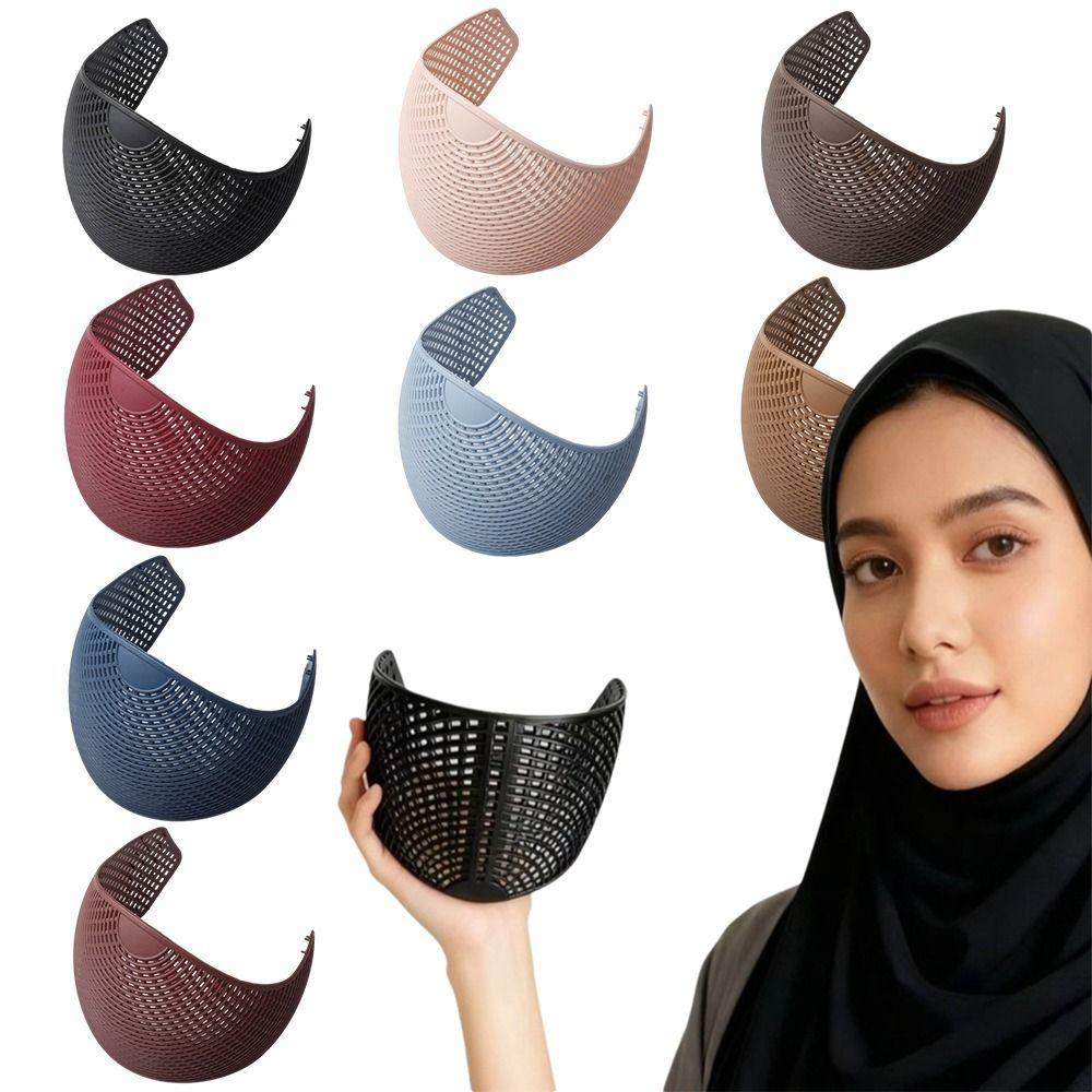 Toothed Anti-slip Nylon Headscarf Holder Hair Accessory  For Muslmi Women To Maintain Secure Fit