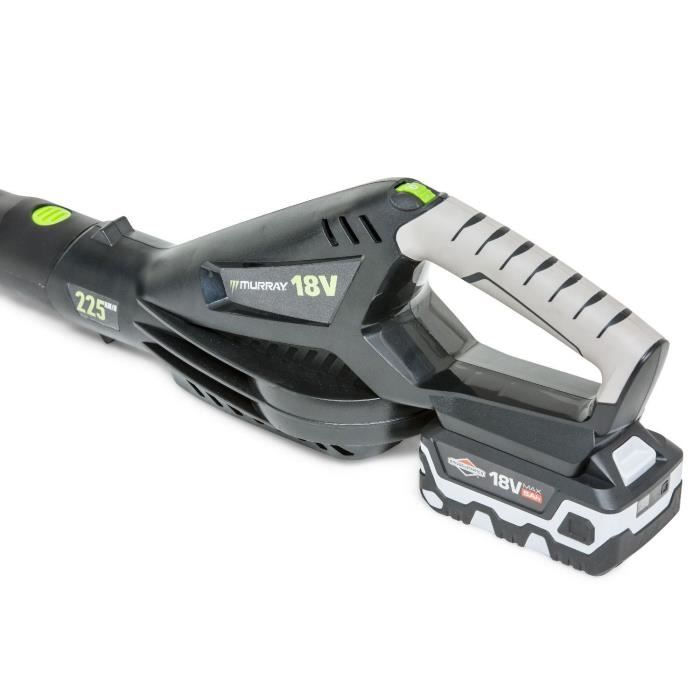 Souffleur kit électrique - murray - iq18lbk - 18v 5ah - vitesse d'air 225 km/h