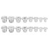 16pcs Punch Thimble Woodworking Alignment Tools Round Tenon Centering Pins  Precision Drilling