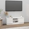 Vidaxl Szafka Pod Tv, Z Drzwiczkami, Biała, 102X30X36 Cm