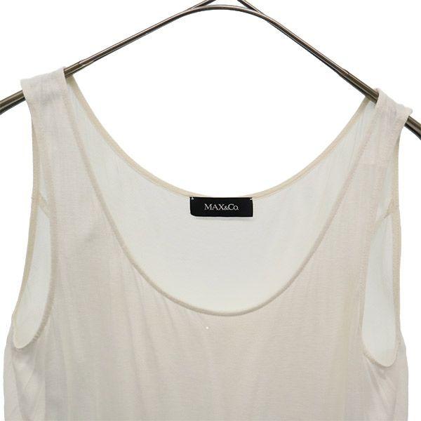 MAX&CO Tank Top S White Women Used