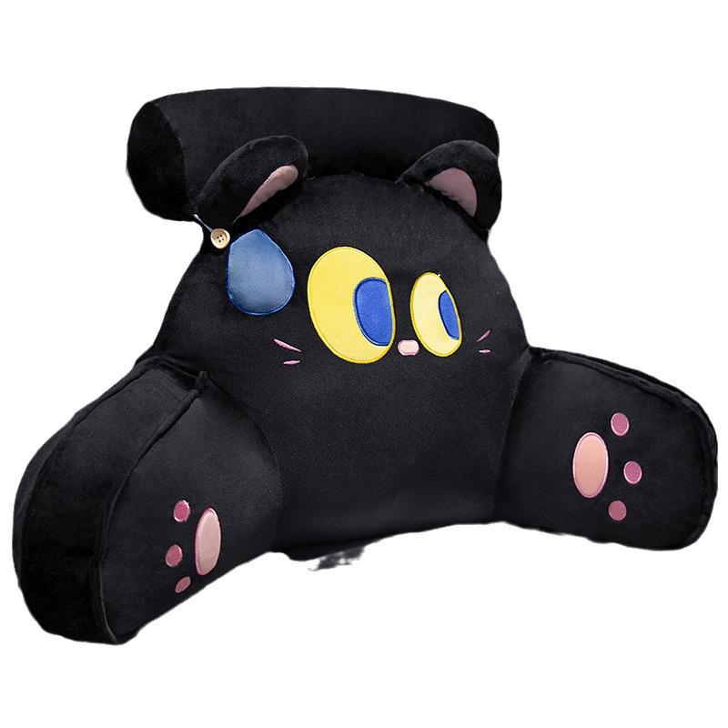 Cartoon Headboard Large Backrest Pillow for Student Dormitory: Soft Sofa, Bed, or Bay Window Reading and Lumbar Support Cushion