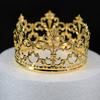 Cake Topper Rust-proof Realistic Looking Metal Crown Cake Topper Royal Themed Baby Shower
