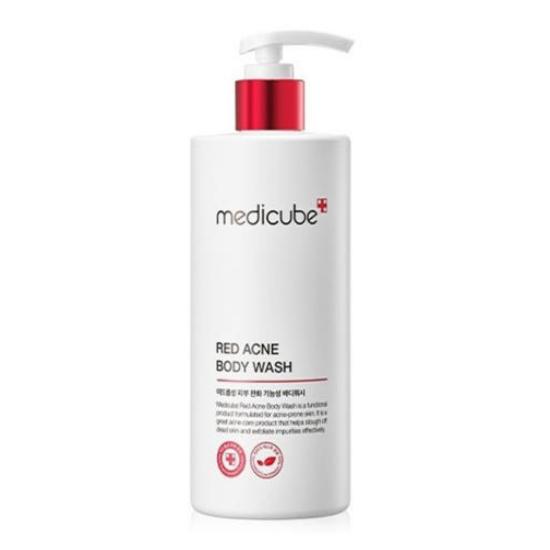 Medicube Red Acne Body Wash 400ml – pH Balancing Body Cleanser for Acne-Prone Skin