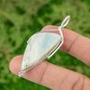 Daughters Day Deal 925 Silver Blue Rhodochrosite Stone Art Deco Pendant Jewelry