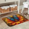 1PC Nectar Visitor Pattern Kitchen Rug Non-Slip Door Mat Pop design Bathroom Rug Bath Mat Carpet for Home Sink Laundry ecoreeree
