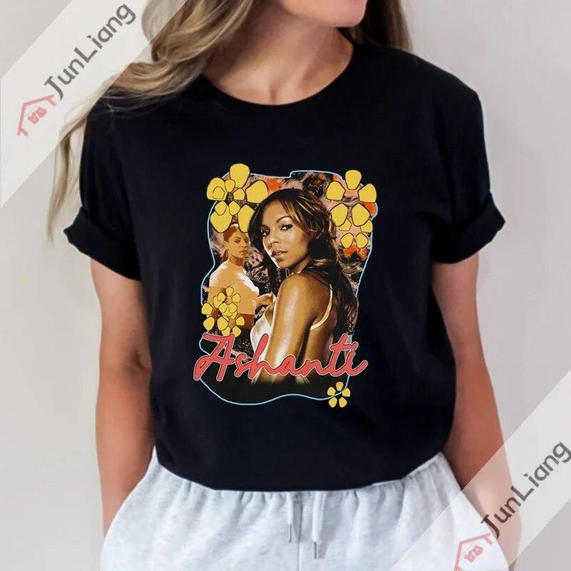 2023 Новая футболка Принцесса-Алия Унисекс Хип-Хоп Повседневная Уличная одежда Унисекс Женская Подарок для фанатов Футболка L