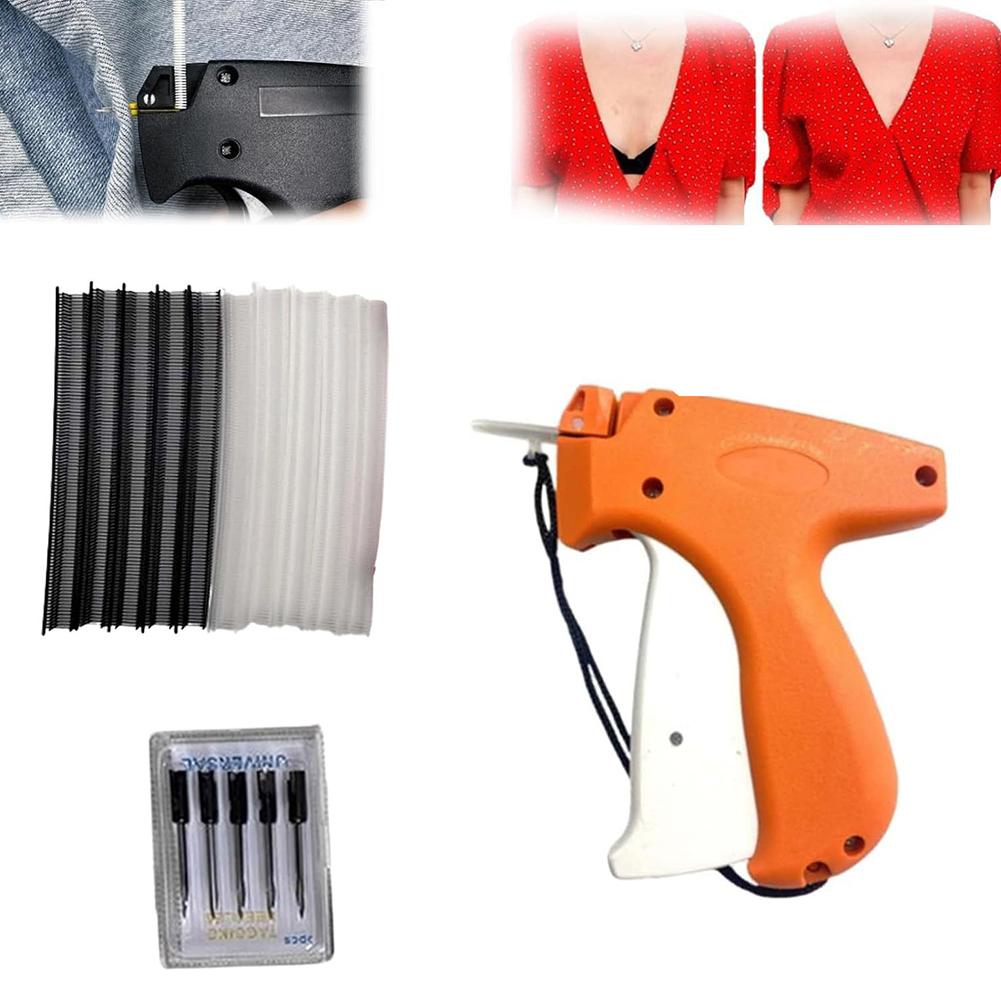 Price Label Gun with 6 Needles Mini Stitch Gun Stitch Hemming Gun Tagging Stitch Tool Sewing Machine for Clothes Socks Hats