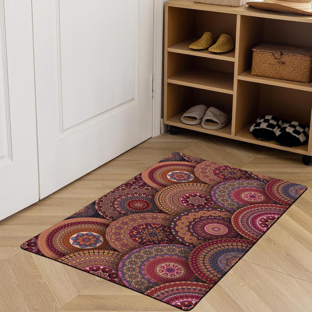 Haushalt Fußmatte im Retro American Style Schmutzabweisend Eingang Badezimmer Rutschfest Türvorleger