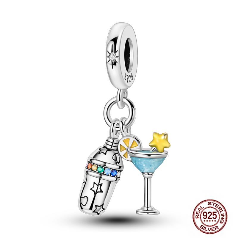 Farmece Margele Cupru Albastru Cameleon Fluture Ochi Rău Palmă Paznic Potrivite Brățări Bangle Colier Bijuterii DIY pentru Femei