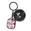 3D Metal Sporty Pickleball Keychain For Women Key Ring Pickleball Racket Keychain Key Holder Keychain Bag Pendant