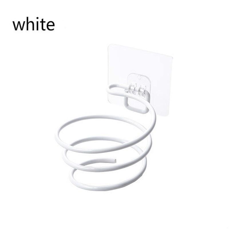 

1 Pcs Wrought Iron Hair Dryer Rack Free Punch Toilet Hair Dryer Rack Bathroom Toilet Hair Dryer Storage Shelf белый