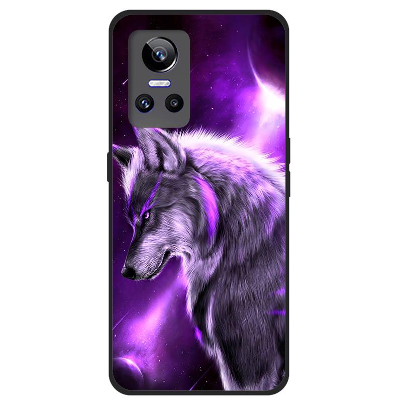 For Realme GT Neo 2 5G Case TPU Silicone Soft Cartoon Clear Case for Realme GT Neo 2 3 Neo3 Phone Cover Neo2T Transparent Coque