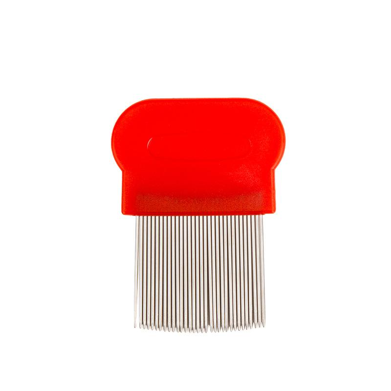Comb Hair Lice Comb Brushes Terminator Fine Egg Dust Nit Free Removal Stainless Steel Comb Long Teeth Anti-slip Bands Dropship