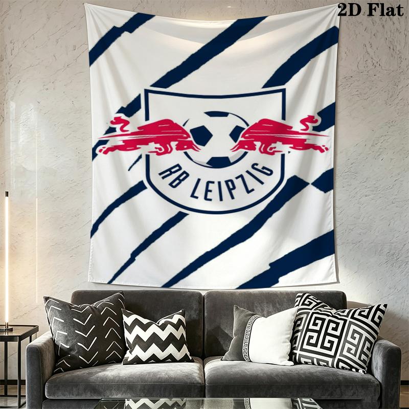 RB Leipzig Wall Tapestry Aesthetic Wall Hanging Printed Fabric Blanket Decorative Tapestries for Bedroom Living Room Home Decor