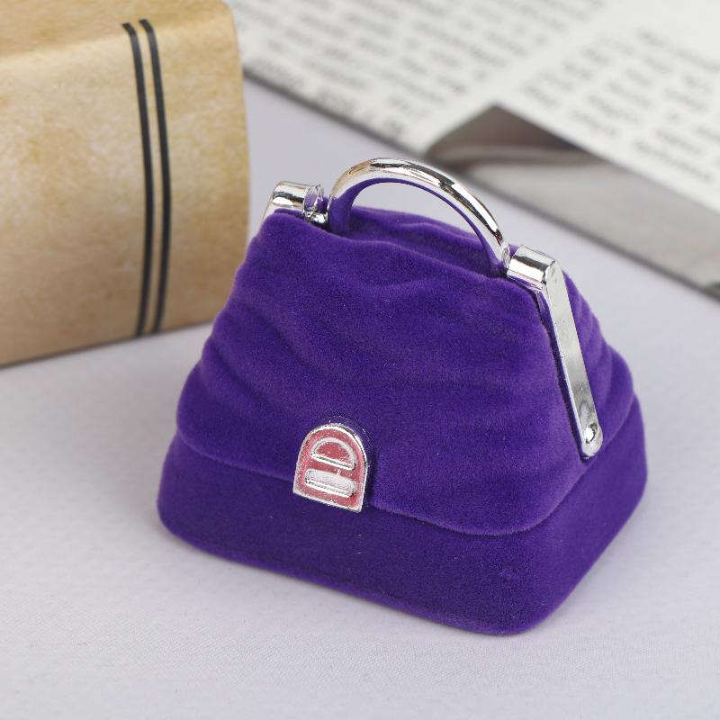 1 Piece Small Jewelry Box Velvet Wedding Ring Box Necklace Display Box Cute Bear Gift Box Container Case For Jewelry Packaging