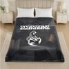 Scorpions Print Flannel Blanket Cozy Lightweight Plush Throw Blanket For Bed Sofa Household Use