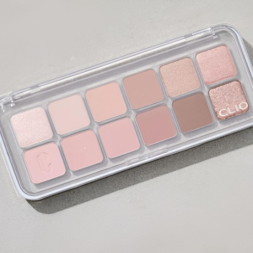 CLIO Pro Eye Palette Air #02 Rose Connect Korean Eyeshadow Palette Makeup