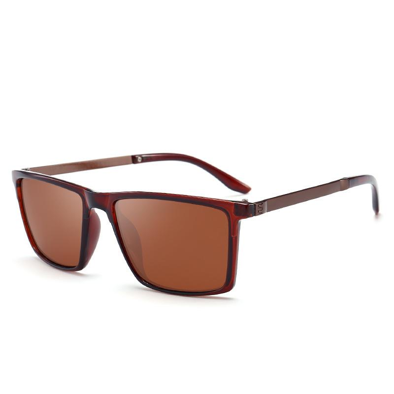 Polarized Sunglasses For Men'S Driving Sun Glasses Metal Retro Eyewear Trendy Anti UV400 Shads Eyeglasses Outdoor Goggles