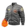 Embroidered Jacket with Cotton/thin Air Force Cotton Coat Ma1 Pilot Jacket Men's Flight Jacket