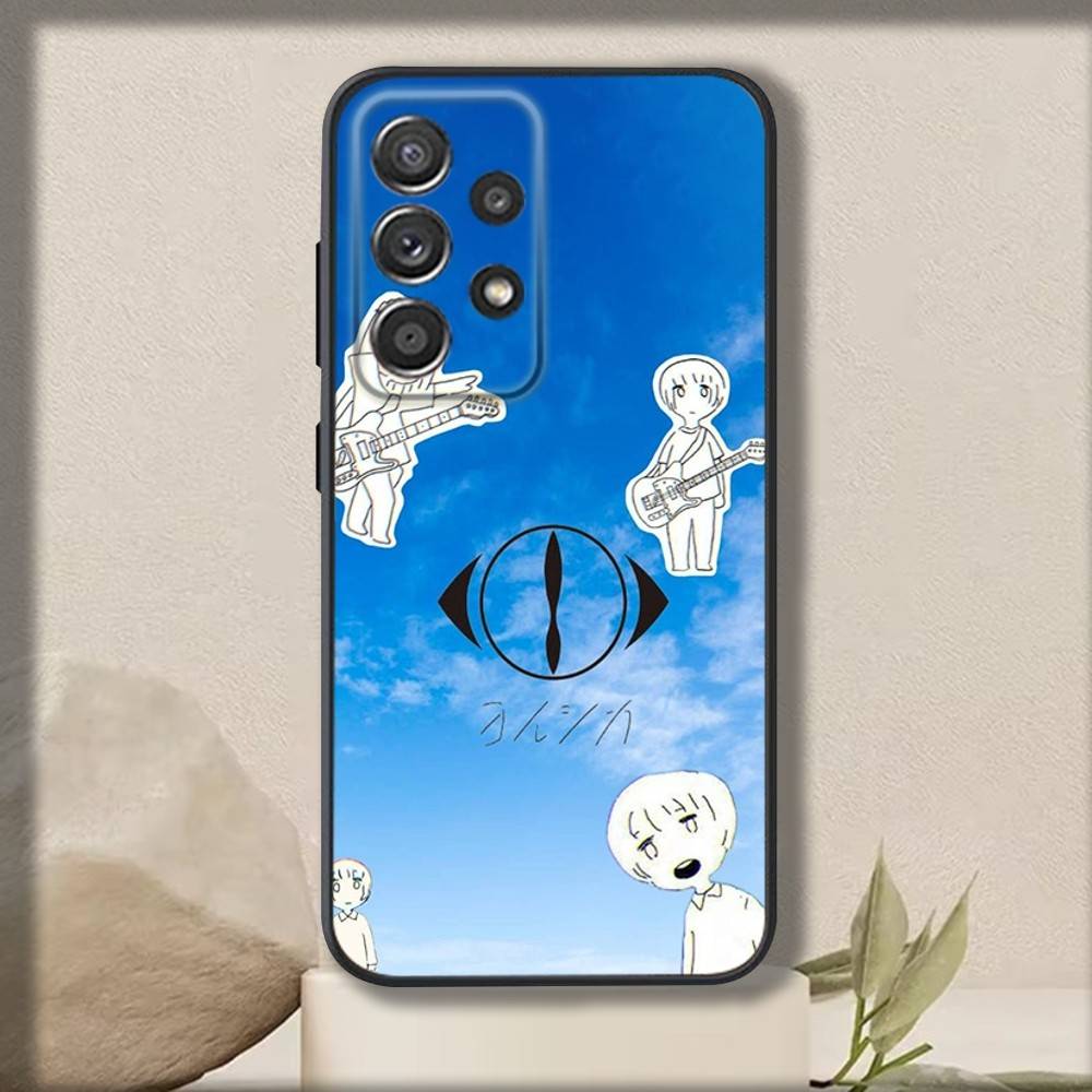 Band Y-Yorushikas Phone Case For Samsung S 25,24,23,22,30,21,10,9,Ultra,Plus,Lite,FE,4,5 G Soft Black Case