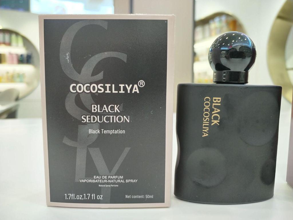 Cross-border Style COCOSILIYA Black Opium Women's Long-lasting Eau de Toilette, 50ml.