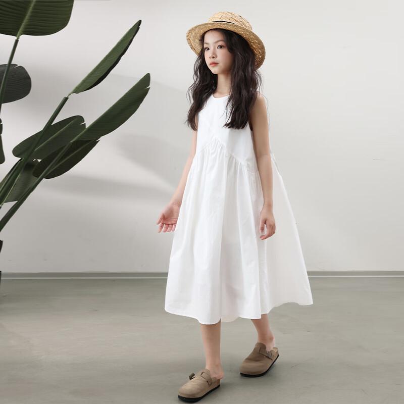 

Девочковое летнее платье без рукавов в корейском стиле LUSON 160