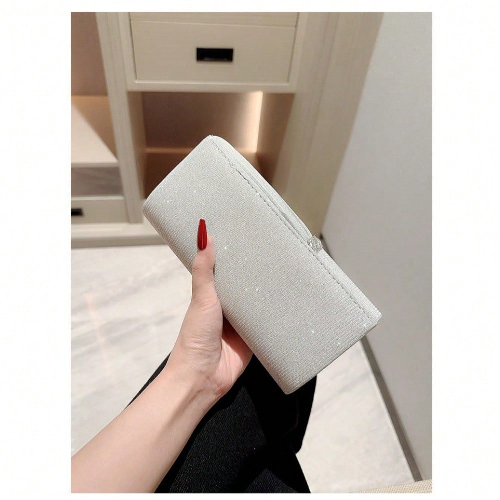 Handbag Shiny Small Handbag Envelope Bag Women's Dinner Bag Dress Bag Matching