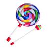 Children Hand Drum Multicolor Rainbow Percussion Instrument Musical Sound Education Tool 6in