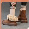 Women's Thickened Snow Boots Thick-soled Low-top Women's Boots Versatile Women's Shoes