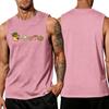 Herren ärmelloses Tanktop Sommer lässig locker sitzend Muskelshirt Leichtes atmungsaktives Gewebe Bequeme Alltagskleidung