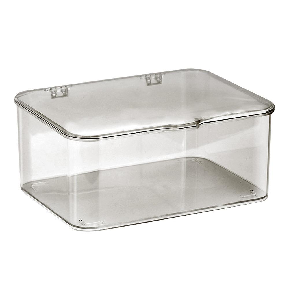 Space Saving Plastic Storage Box Multi Functional Storage Bins Desk Storage Box  Home серый