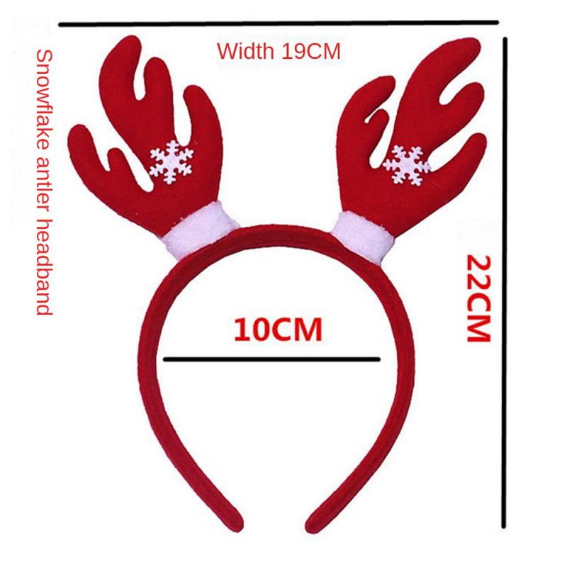 Christmas Headband Decoration For Kids Adult Cute Santa Elk Xmax Hair Accessories Costume Prop Christmas Decoration 2024 Navidad