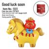 2026 Zodiac Horse Figurine: Get Rich New Year Ornament for Home or Office Display