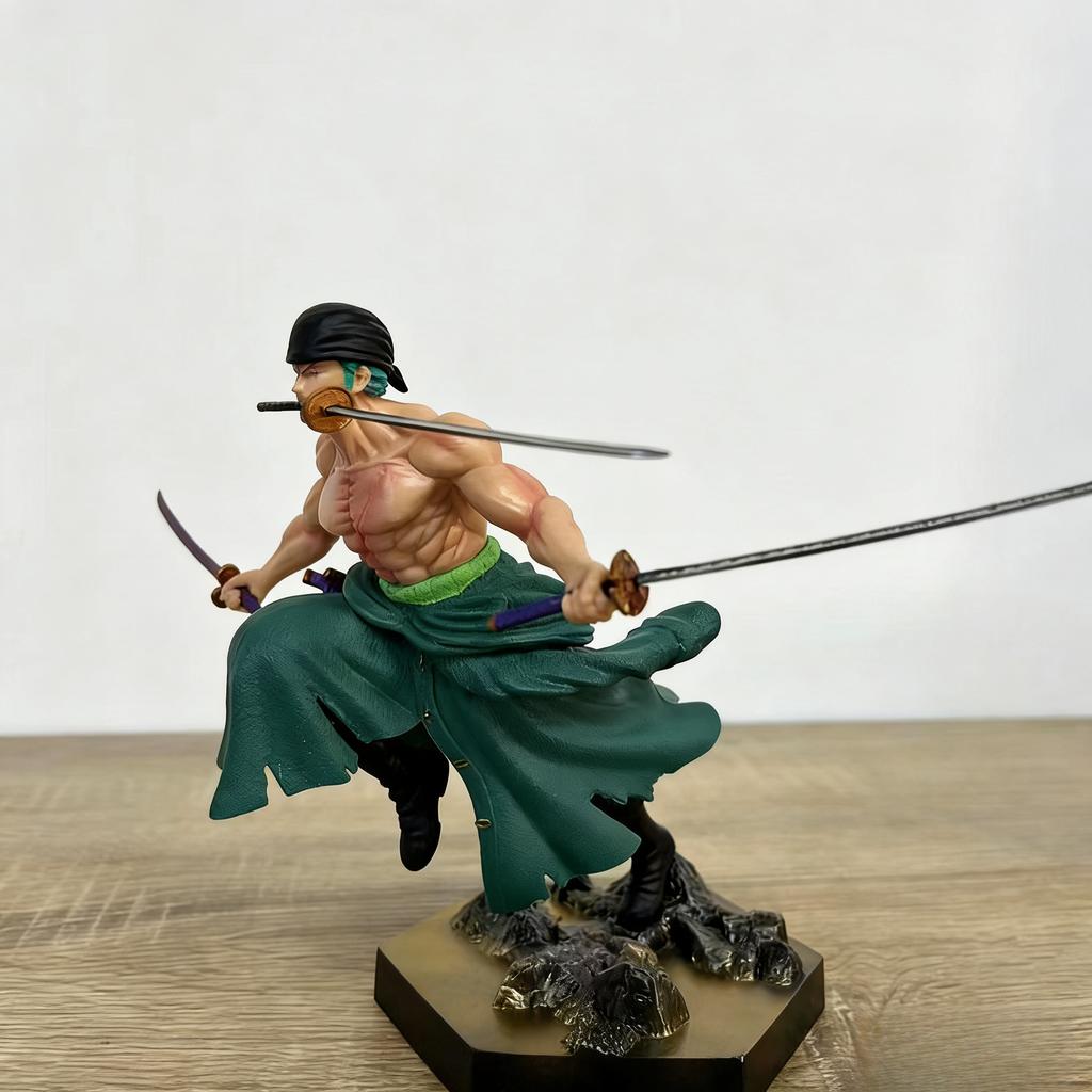 2026 New One Piece Phantom Roronoa Zoro Style Anime Figure Model Collection Desktop Gifts Handmade Model Action Figure