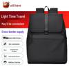 Men's Large Capacity Multifunctional Backpack with Suitcase Attachment