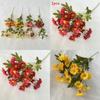Silk Polish Chamomile 2 Fake Flowers For Wedding Props Home Styling Photography
