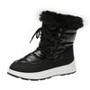 Fashion Women's Faux Fur Ankle Boots Chunky Platform Waterproof Snow Boots Women Silver Thick Plush Warm Winter Boots Shoes Woman 43