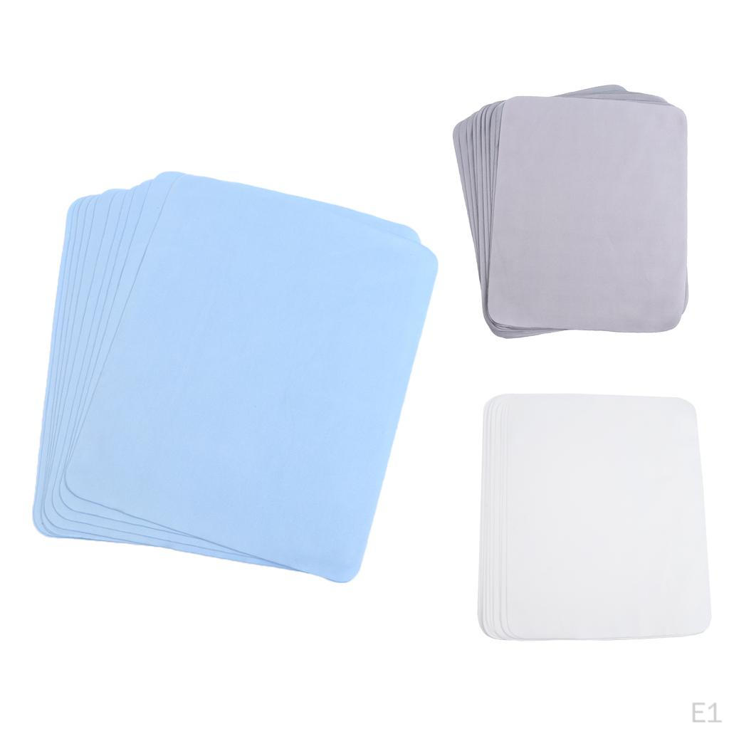 10 Pieces Glasses Cleaning Cloth, Microfiber Cloth 15x18cm - for Glasses, Computer Screen