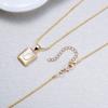 Fashion Shell 26 Letters A-Z Name Alphabet Pendant Necklace For Women Men Gold Color Choker Necklace Couples Birth Gift Jewelry