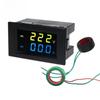 1pc Dual Display LCD Digital AC Voltmeter Ammeter 80-500V 100A Current Voltage Meter For Electrical Systems