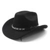 Vintage Tibetischer Zylinder Western Cowboyhut Sonnenhut Herren- und Damen-Ein-Wort-Oberteil Wildlederhut Ritterhut