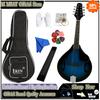 M MBAT 8 String Mandolin Kit Guitar A Style Rosewood Fingerboard Mandolin for Beginners Adults Musical Instrument with Parts