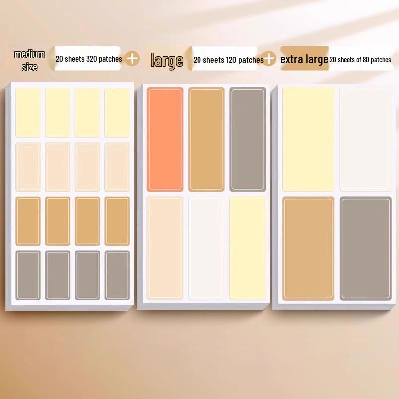 Waterproof Handwritten Name & Memo Stickers - Colorful, Easy-Dry, Self-Adhesive, Perfect for Labels & Food Date Marking.