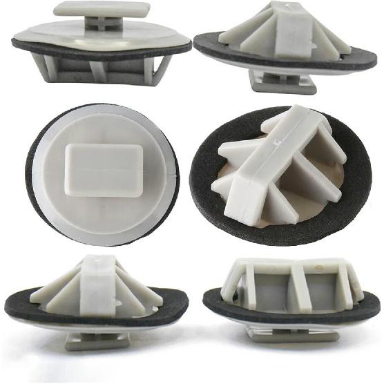 20x Auto Side Skirt Rocker Molding Retainer Clips Compatible BP4L-51-SJ3 ABS Plastic Moulding Clips Car Accessories