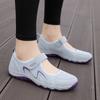 New Women's Walking Shoes, Lightweight and Breathable Mesh Dancing Shoes, Mom's Flat Bottom Anti Slip Walking Shoes, 2025 Summer