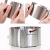 2pcs/set Adjustable Cake Mousse Ring 3D Stainless Steel Round & Square Cake Mold Cake Decorating Baking Tools