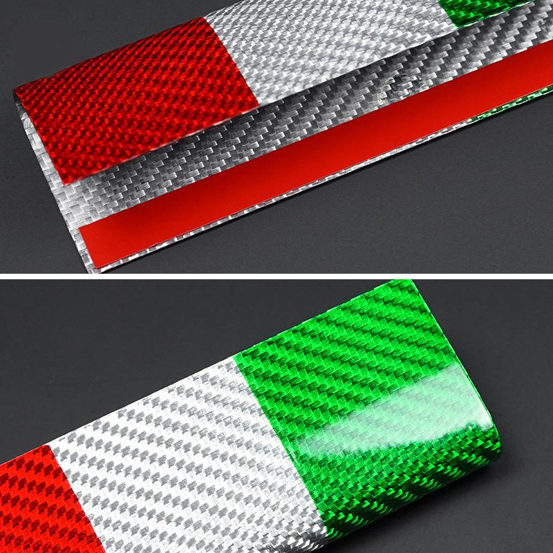 Fiat Abarth 595 Echtcarbon Heckstoßstangenlippe Dekorativer Aufkleber
