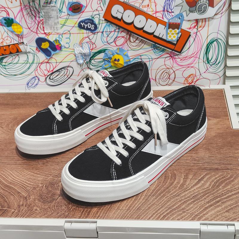 Autumn Retro Couple Board Shoes New Breathable Canvas Shoes Men's Trend Casual Shoes Men's Skateboard Shoes Men's
