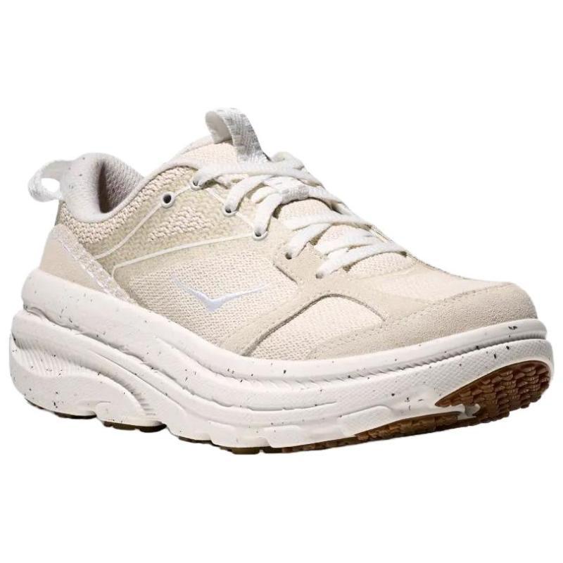 HOKA One One VIBRANT BLOOM BONDI B3LS Rutschfeste Verschleißfeste Low Top Laufschuhe Unisex Beige Sneaker 1162131-FTPP